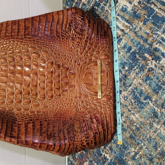 Brahmin Tan Crocodile Embossed Hobo Bag - Picture 3 of 12